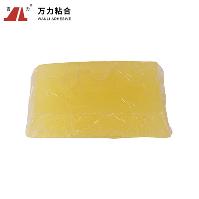 Colle de scellage de empaquetage transparente jaune-clair TPR-7606 de carton grumeleux chaud de fonte