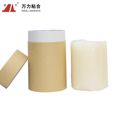Blanc à la colle chaude PUR-5837B de fonte de stratifié de contact d'adhésif de polyuréthane jaunâtre de travail du bois
