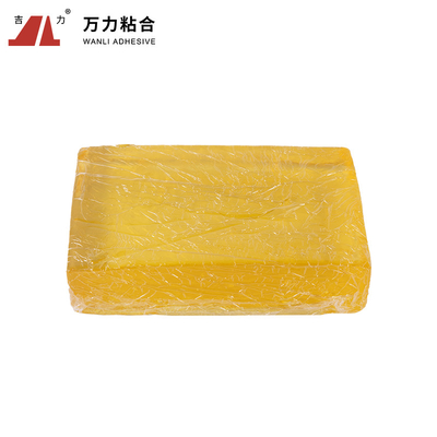 Bâtons de empaquetage solides adhésifs APAO-505D-New de colle de fonte chaude jaune composée d'APAO