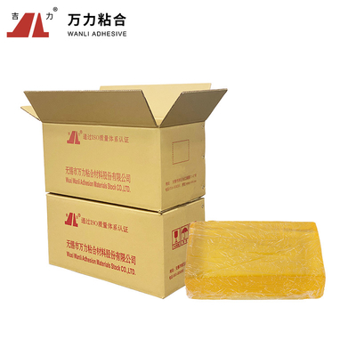 Bâtons de empaquetage solides adhésifs APAO-505D-New de colle de fonte chaude jaune composée d'APAO