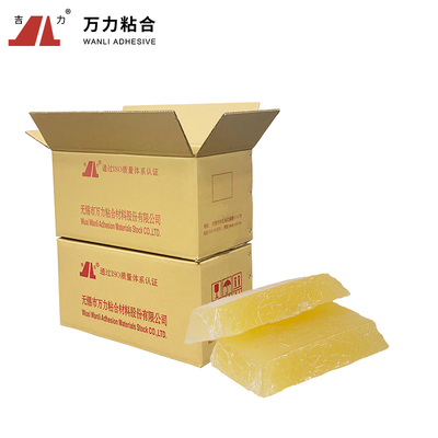 Colle de bande paerforée de Papier d'emballage TPR de fonte chaude jaune solide pour les boîtes ondulées TPR-6258C
