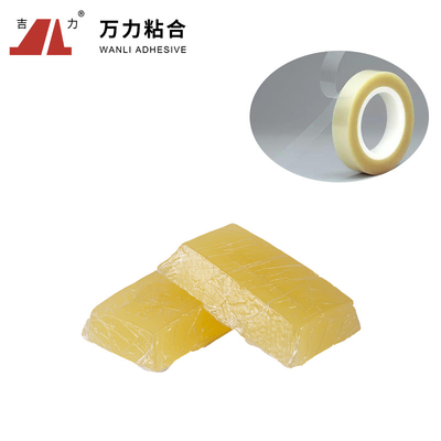 Adhésifs de empaquetage de fonte chaude en caoutchouc thermoplastique, cachetage jaune TPR-2020JD adhésif de carton