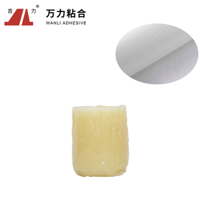 Colle adhésive de textile jaunâtre pour le tissu de coton Soild PUR-1700H