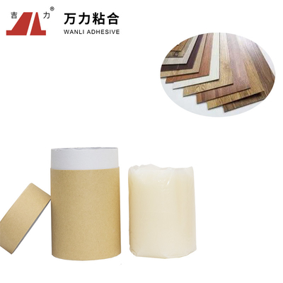 Blanc à la colle chaude PUR-5837B de fonte de stratifié de contact d'adhésif de polyuréthane jaunâtre de travail du bois