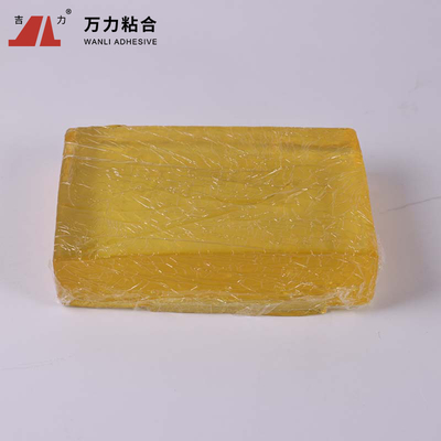 Colle chaude claire jaune TPR-4376A de fonte de Cps chauds solides des adhésifs sensibles à la pression 9500