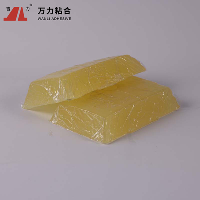 Colle de scellage de empaquetage transparente jaune-clair TPR-7606 de carton grumeleux chaud de fonte