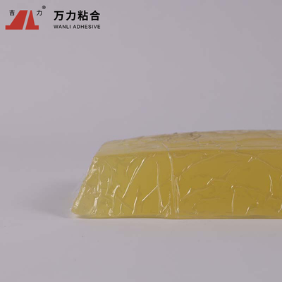 Colle de bande paerforée de Papier d'emballage TPR de fonte chaude jaune solide pour les boîtes ondulées TPR-6258C